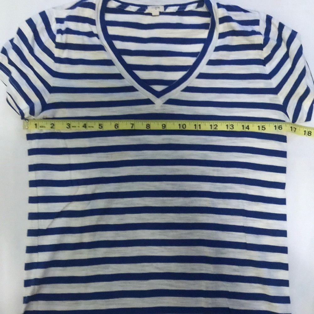 Jcrew Factory striped v-neck tee - Picture 5 of 6